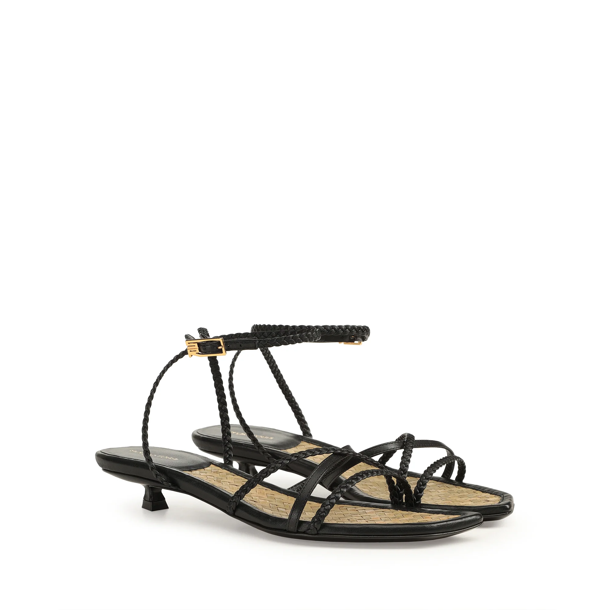 Braid Flat Sandal - Black - Image 2
