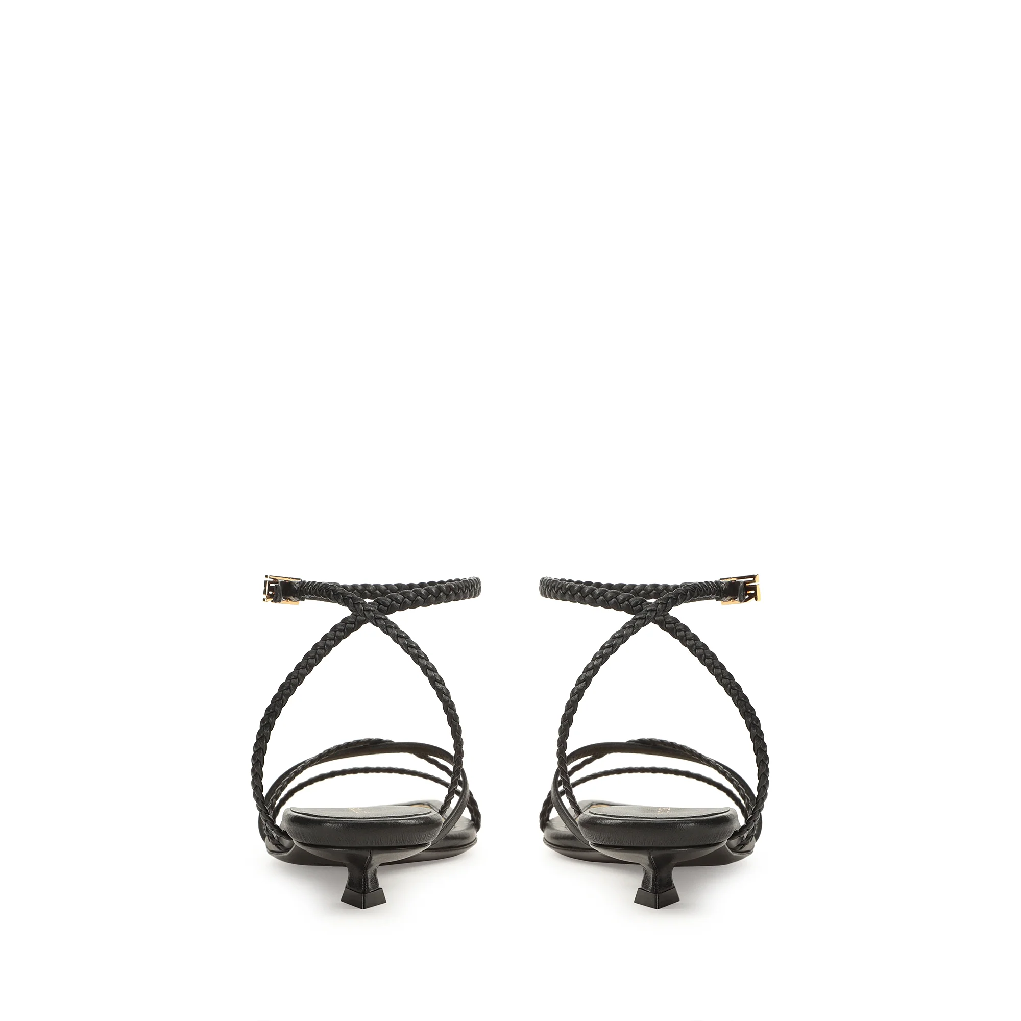 Braid Flat Sandal - Black - Image 3