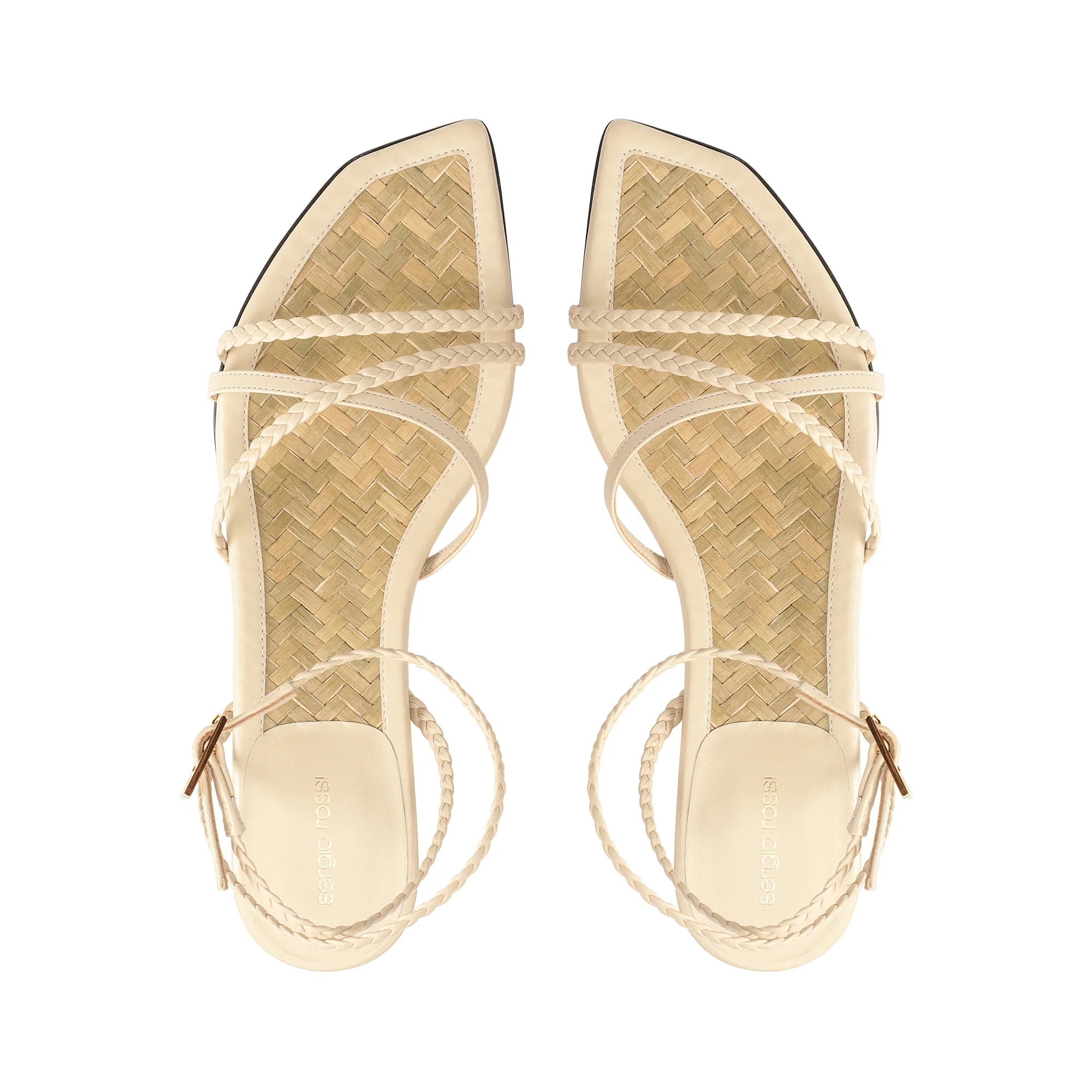 Braid Flat Sandal - Parchment - Image 4