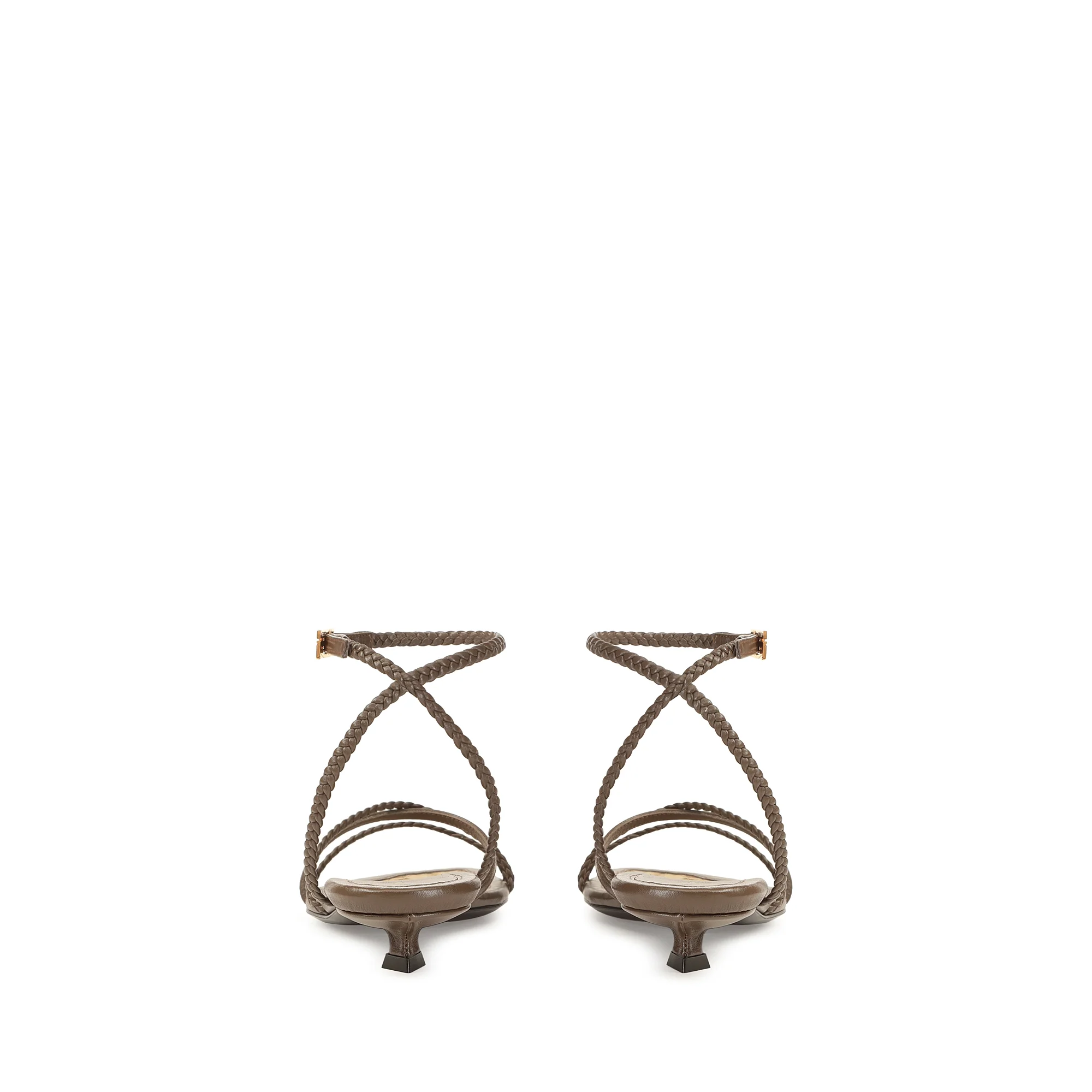 Braid Flat Sandal - Walnut - Image 3