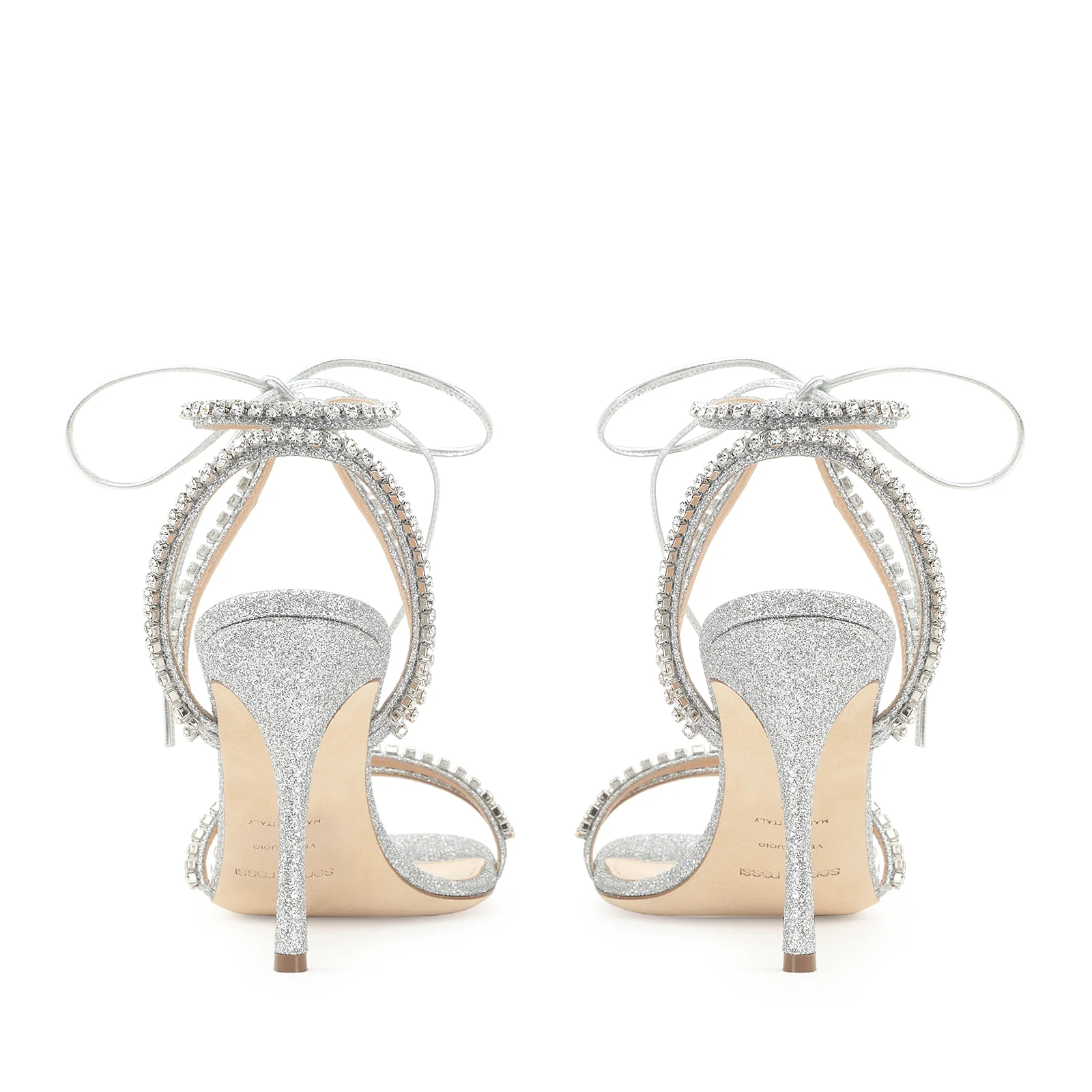 Godiva Bridal Sandal - Silver - Image 3