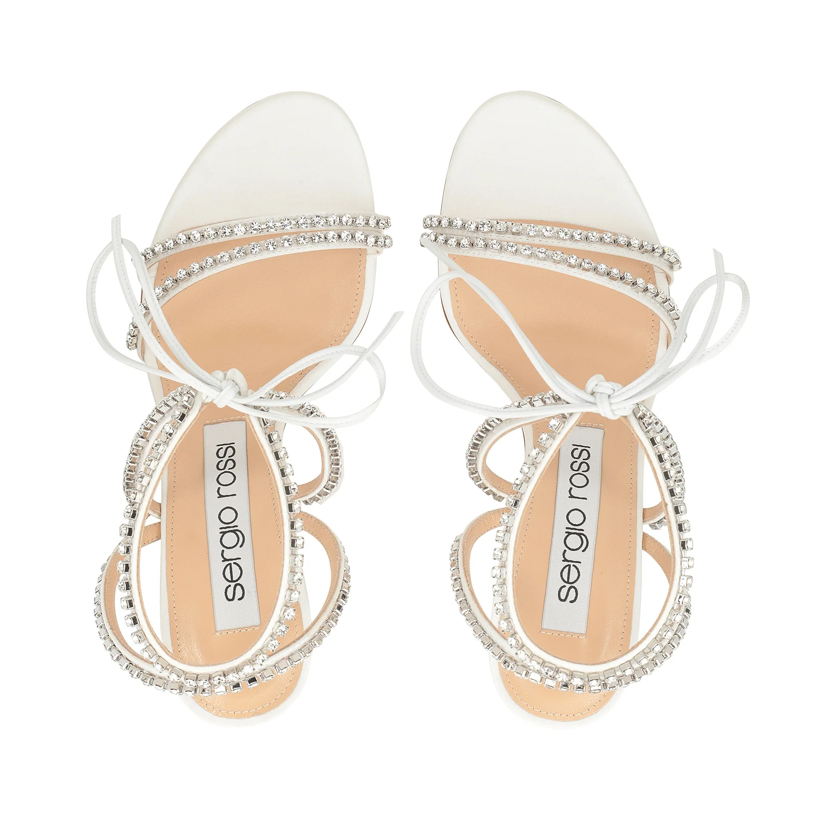 Godiva Bridal Sandal - White - Image 4