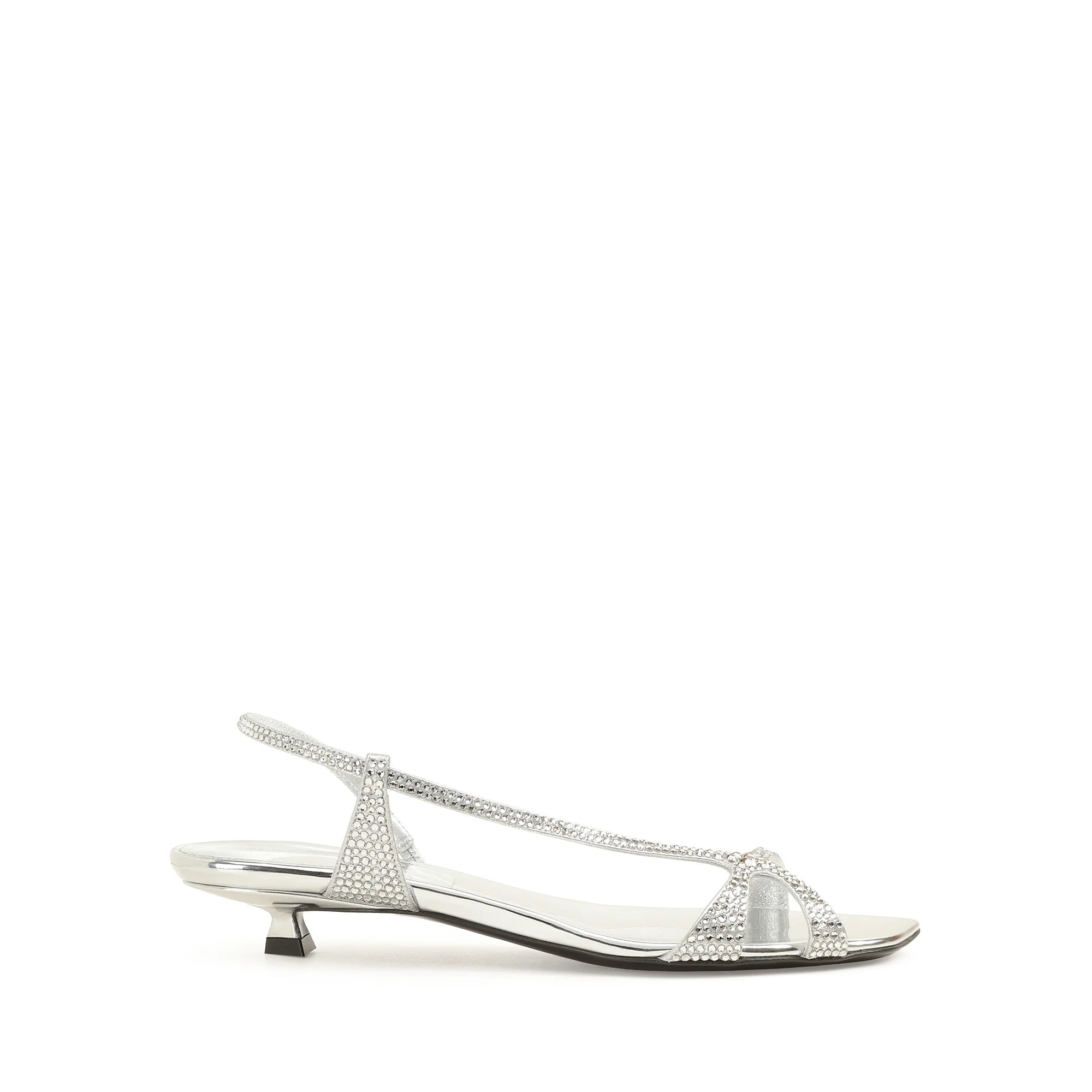Serpentine Sandal - Silver