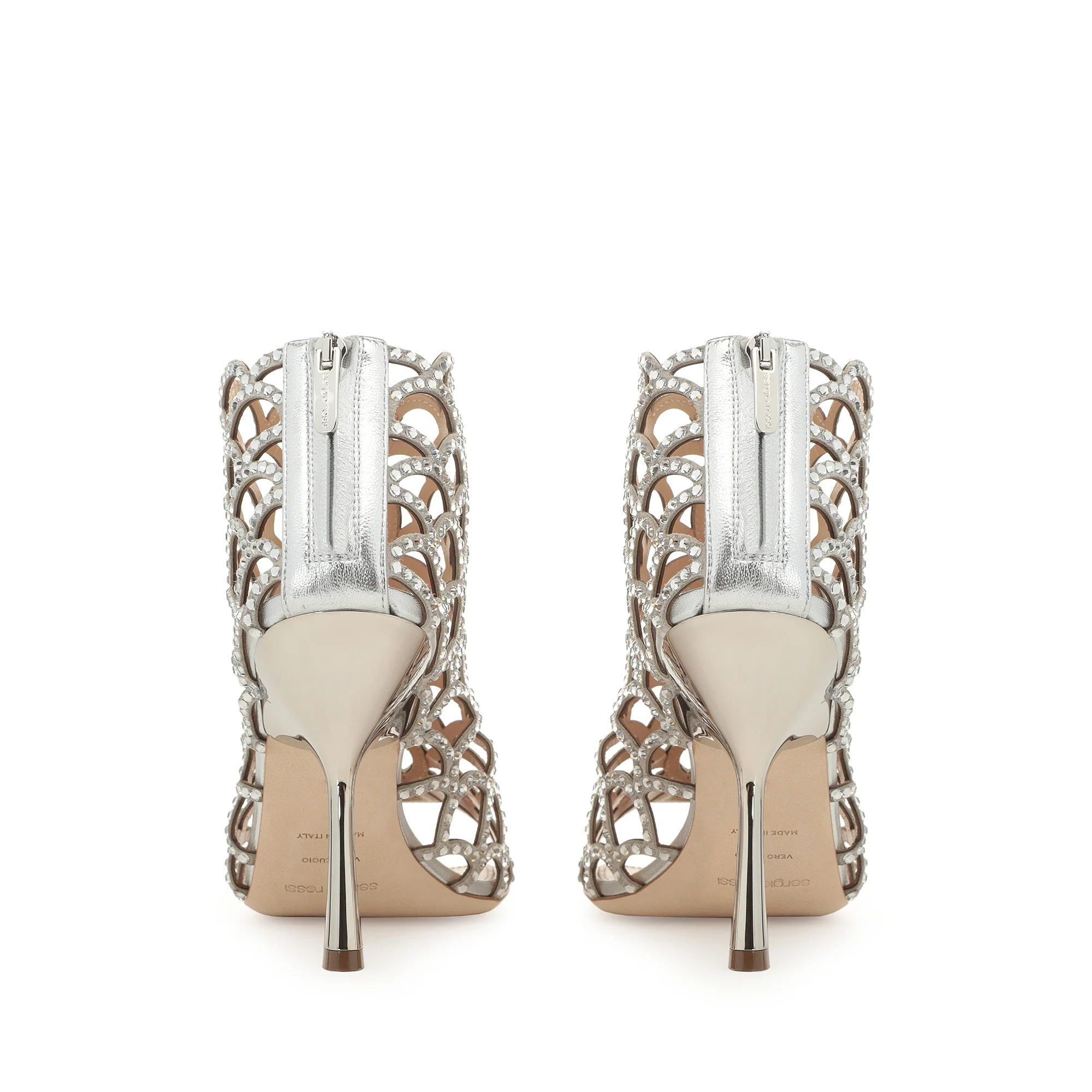 Mermaid Bridal Sandal - Silver - Image 3