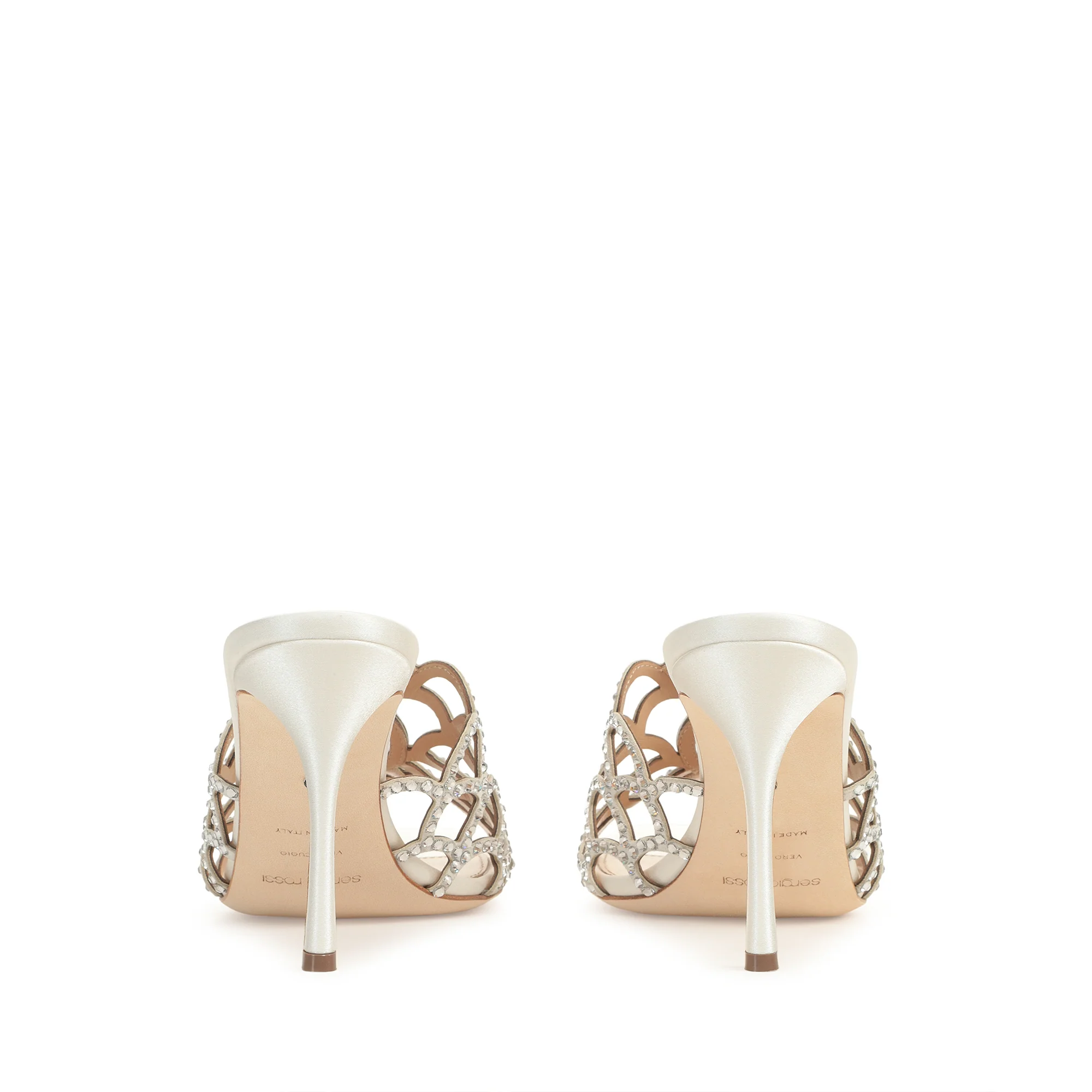 Mermaid Bridal Sandal - White - Image 3