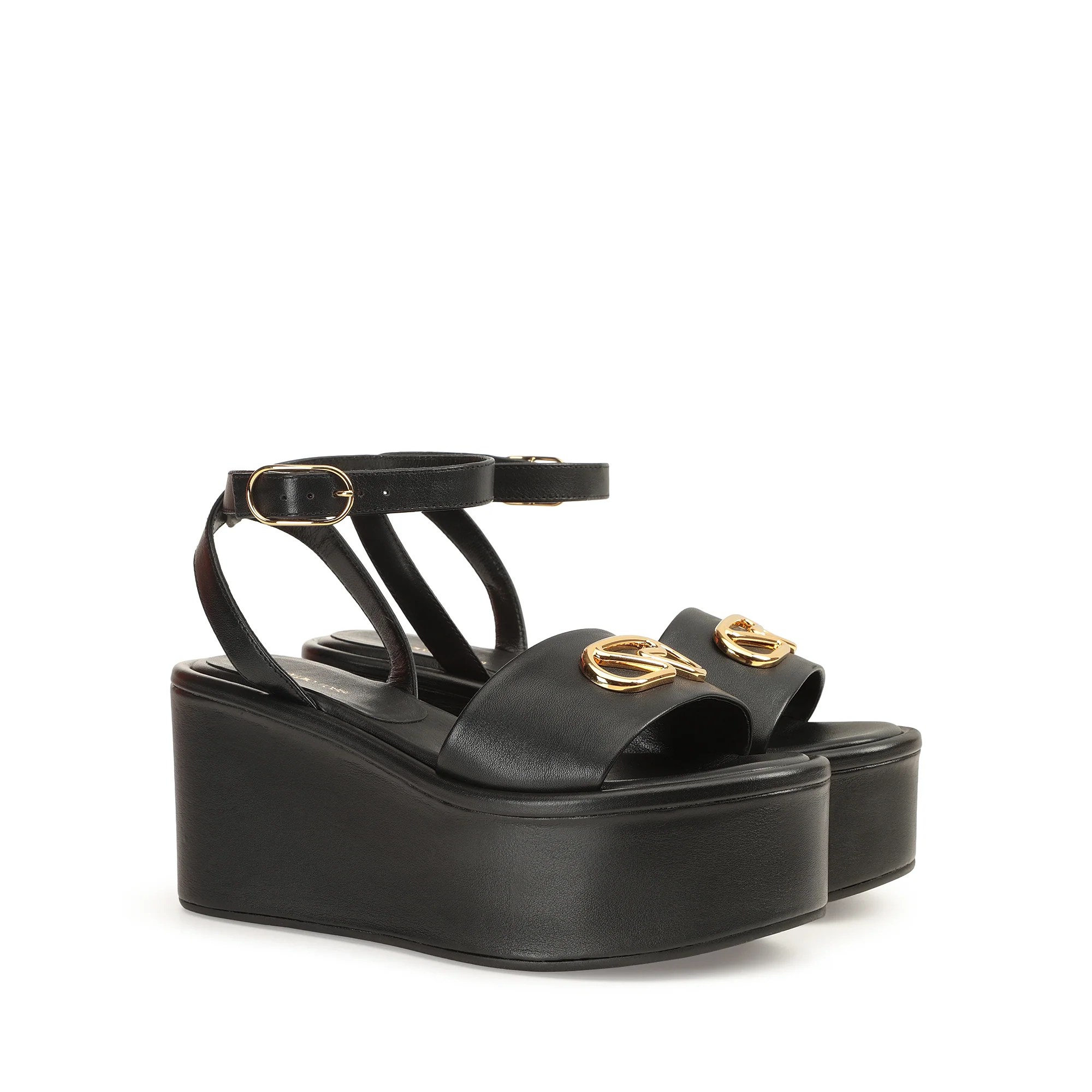 Surge Flatform Sandal - Black - Image 2