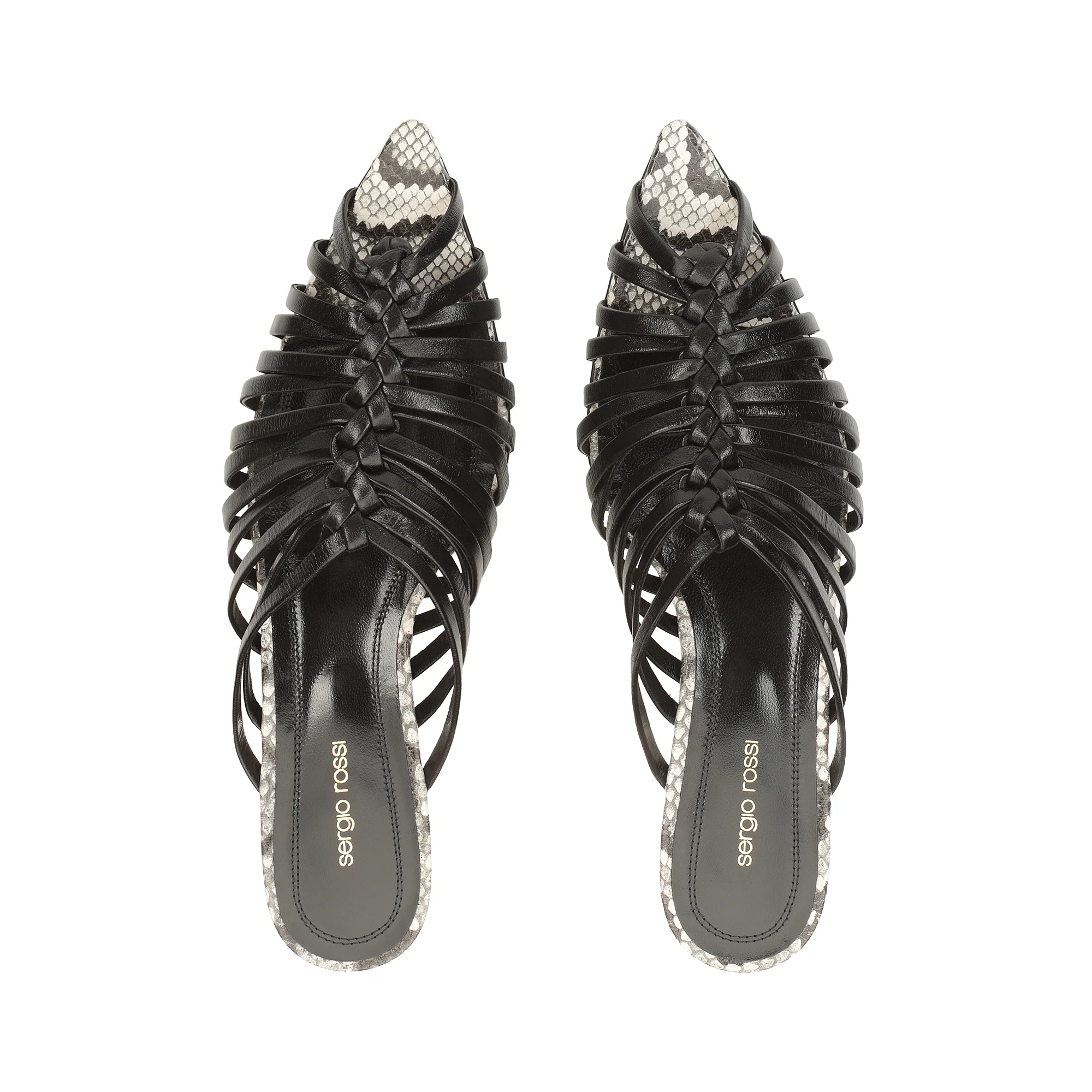 Wovenia Mule - Black - Image 4