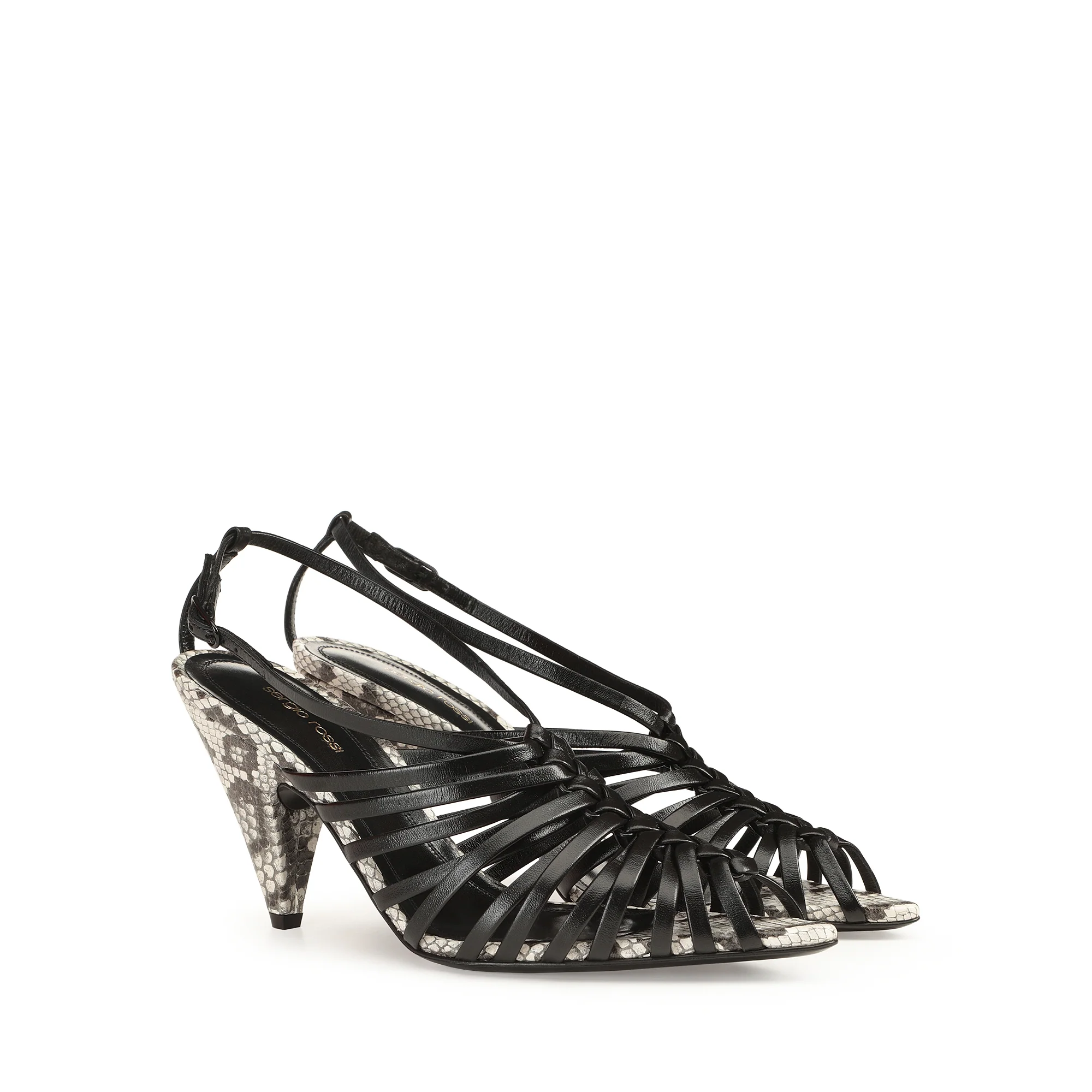 Wovenia Sandal - Black - Image 2