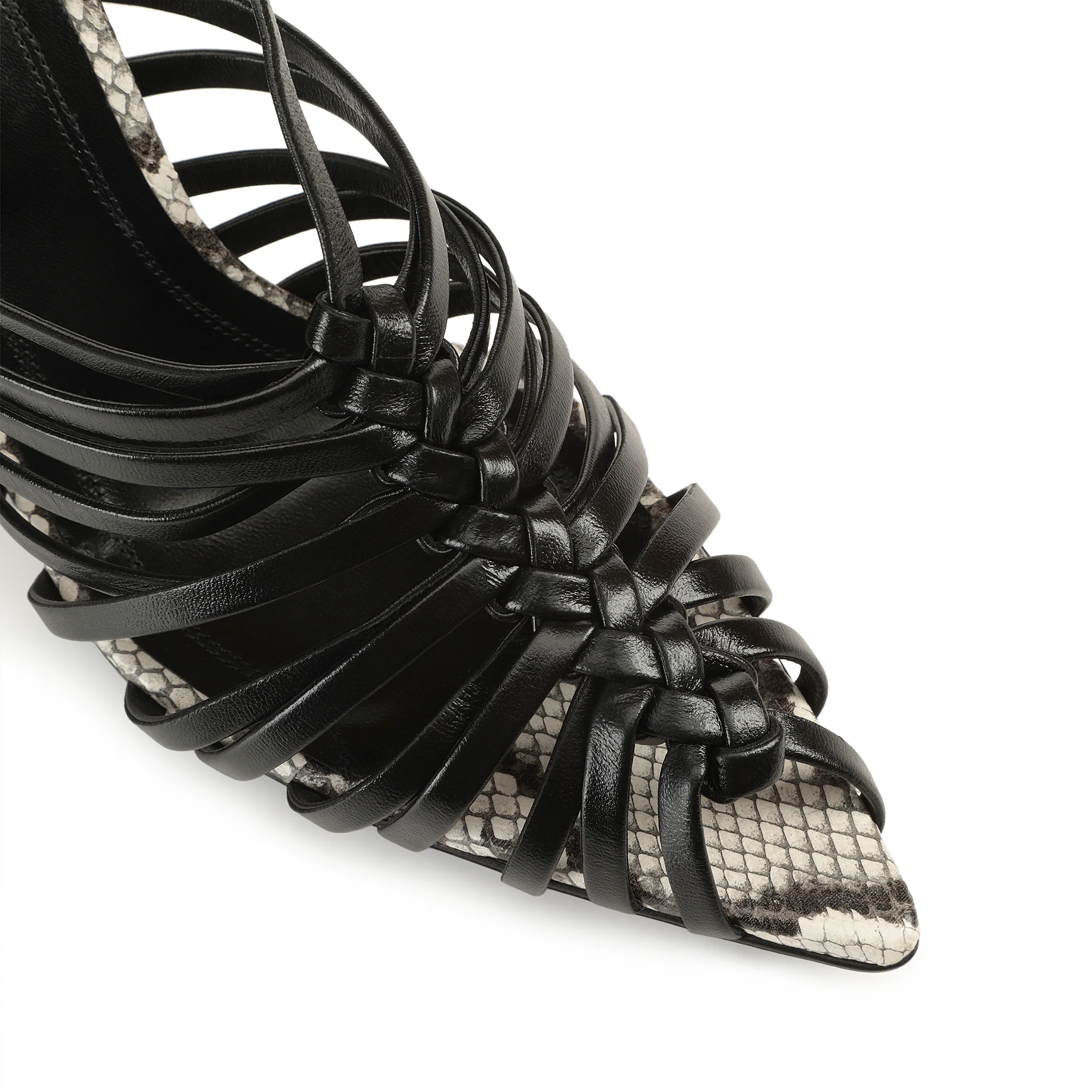 Wovenia Sandal - Black - Image 5